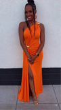 Orange Elegant Dress