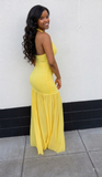 Midas Touch Halter Dress