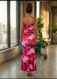 Wild Rose Strapless Maxi