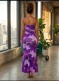Wild Rose Strapless Maxi