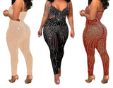 SexyNess Rhinestone Jumpsuit